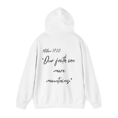 Powerhouse Faith Hoodie — “Our faith can move mountains” (Matthew 17:20)