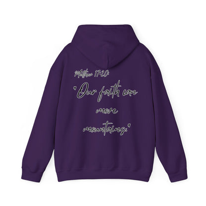 Powerhouse Faith Hoodie — “Our faith can move mountains” (Matthew 17:20)