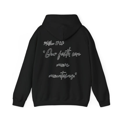 Powerhouse Faith Hoodie — “Our faith can move mountains” (Matthew 17:20)